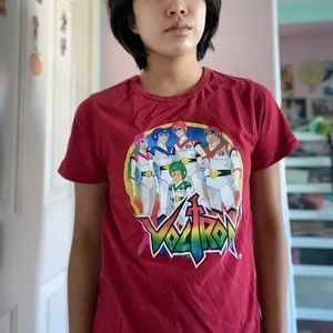 Vintage 80s Voltron Red T Shirt